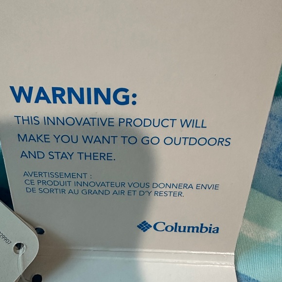 Columbia Women’s Tank Top Omni Shade, Omni Wick Size Medium Blue Green Print - Picture 8 of 8